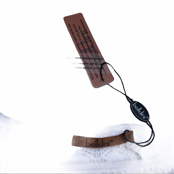 belldini White Crochet Sweater (SZ S) - Picture 5 of 8